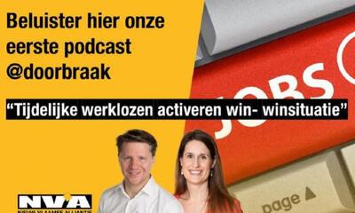 Podcast : ‘Tijdelijke werklozen activeren win-winsituatie’