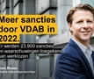 Meer sancties door VDAB in 2022