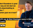 "Drie op vier West-Vlamingen werkten in 2020" Axel Ronse 